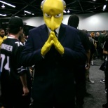 Cosplay of Mr. Burns from the Simpsons